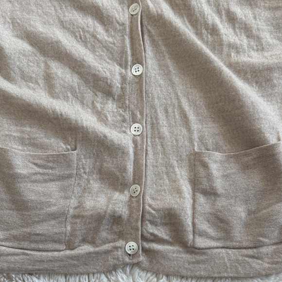 Brooks Brothers wool Light Tan Cardigan - Picture 4 of 6